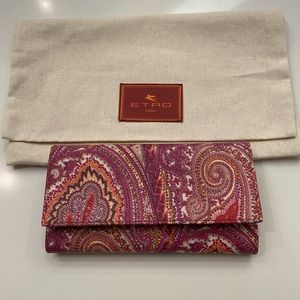 NEW Etro Paisley Wallet